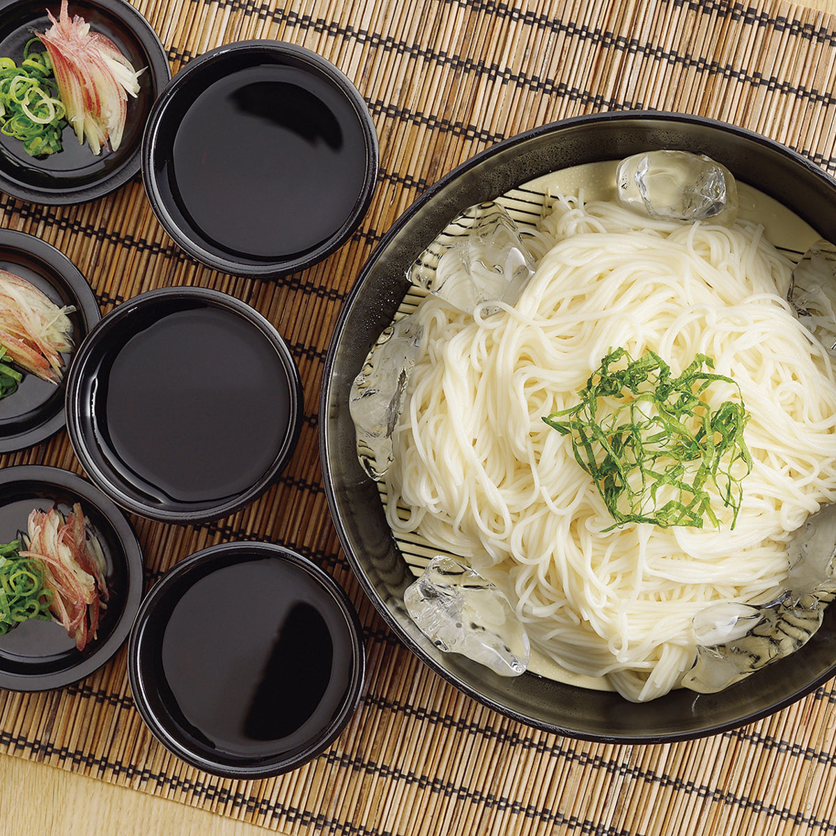 風味処 そうめん鉢・猪口4個セット(PCすのこ付) — PEARL LIFE 公式