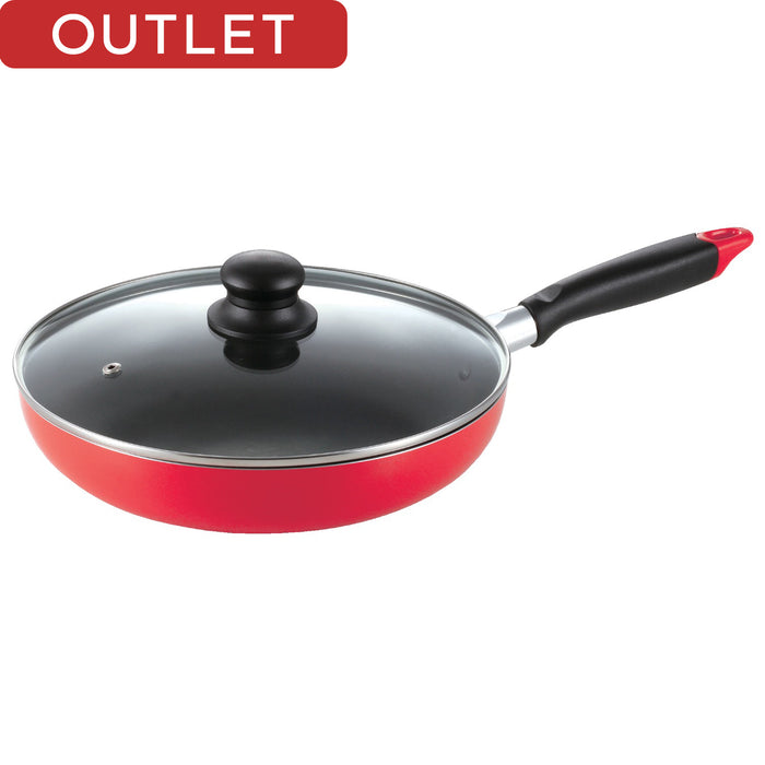 【アウトレット】オンリーワン･ステージ ふっ素IH対応G蓋付フライパン26cm