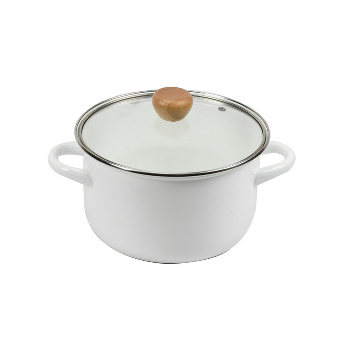 オンリーワン･ステージ ホーローG蓋付カレー鍋20cm