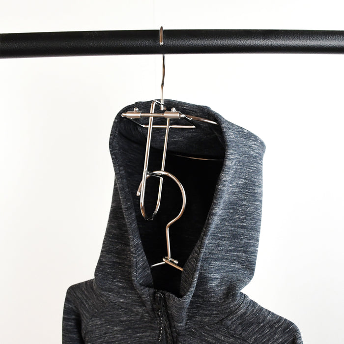 メタリア ステンレス製パーカーハンガー