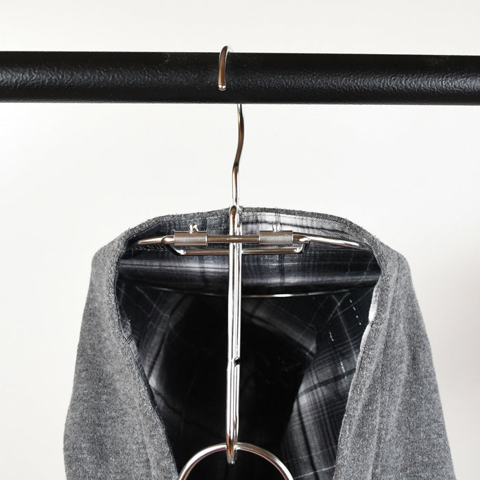 メタリア ステンレス製パーカーハンガー