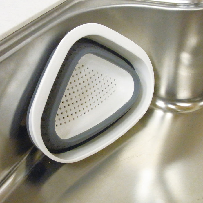 アットアクア シリコーン折りたたみ三角コーナー(抗菌加工)