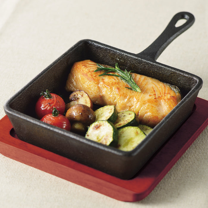 【アウトレット】スプラウト 鉄鋳物製角型スキレット13×13cm