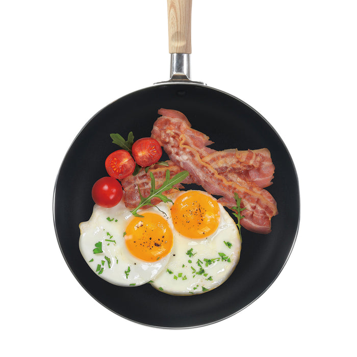 ナチュラルクックピュア ふっ素加工IH対応フライパン26cm(グリーン)