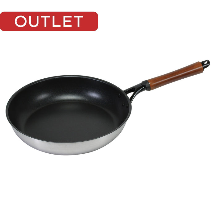 【アウトレット】ファストクック 2層鋼ダイヤモンドコートフライパン28cm