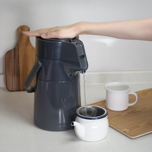 エコステージ ステンレスエアーポット2.2L(グレー) — PEARL LIFE 公式