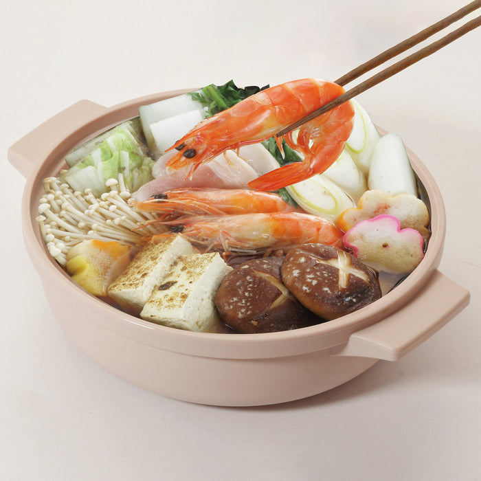 レンジでつくる すき焼き･寄せ鍋(ベージュ)