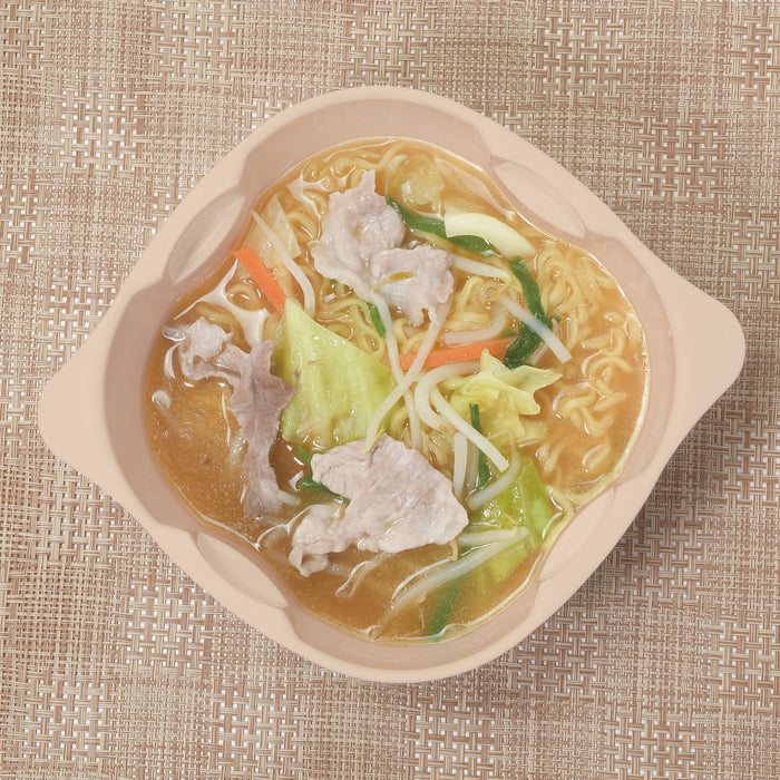レンジでつくる ラーメン･焼きそば鍋(ベージュ)