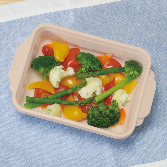 レンジでつくる 温野菜メーカー(ベージュ)