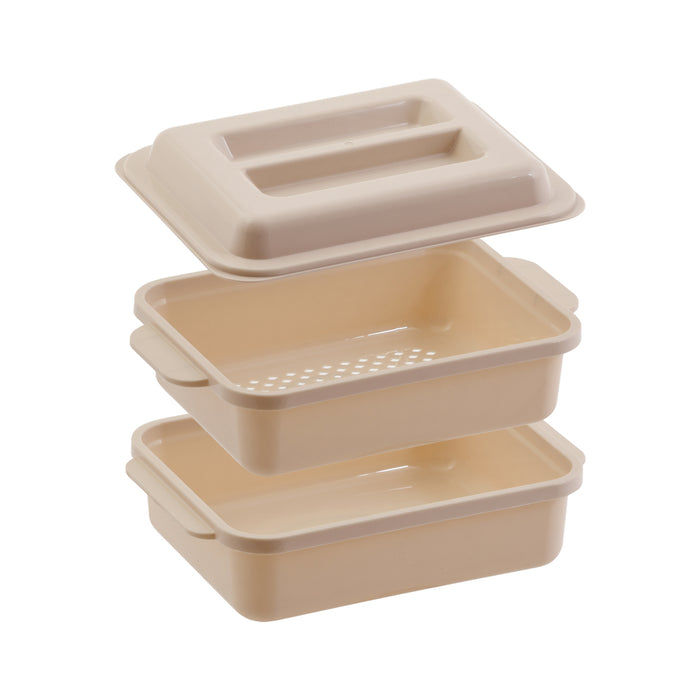 レンジでつくる 温野菜メーカー(ベージュ)