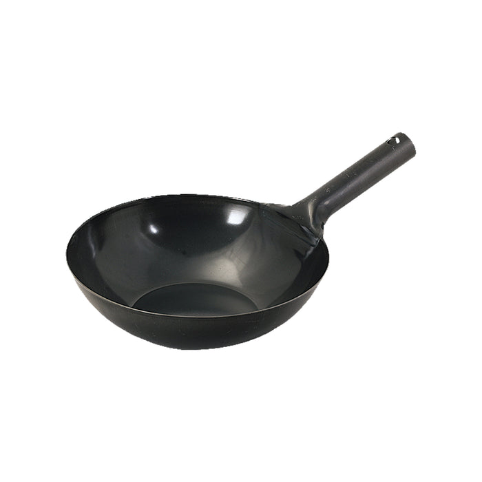 鉄製IH対応底平北京鍋27cm