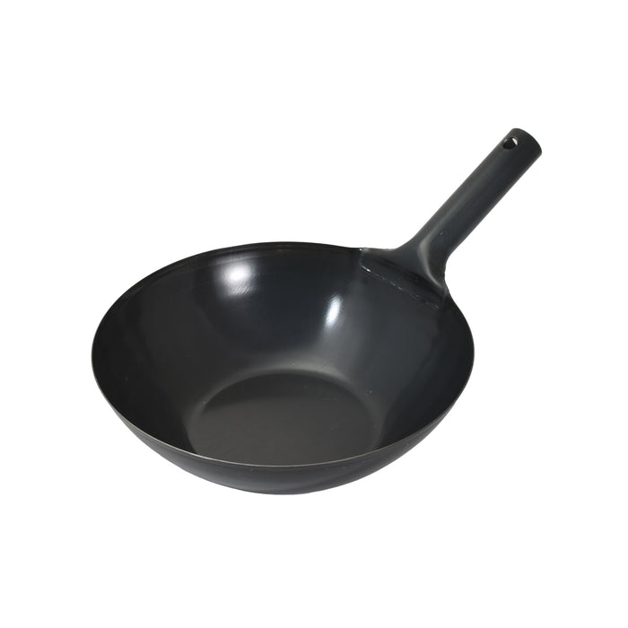 鉄製IH対応底平北京鍋30cm