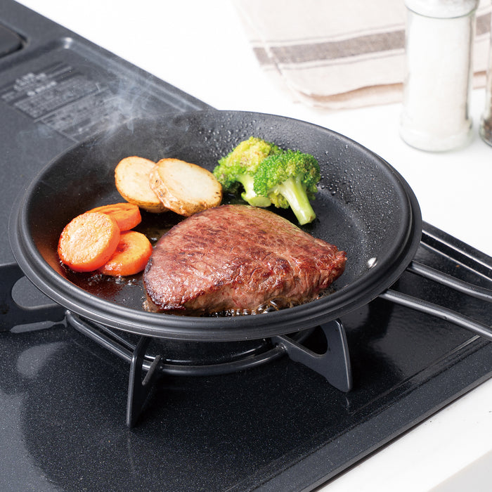 ラクッキング 鉄製片手グリルパン18.5cm(浅型)