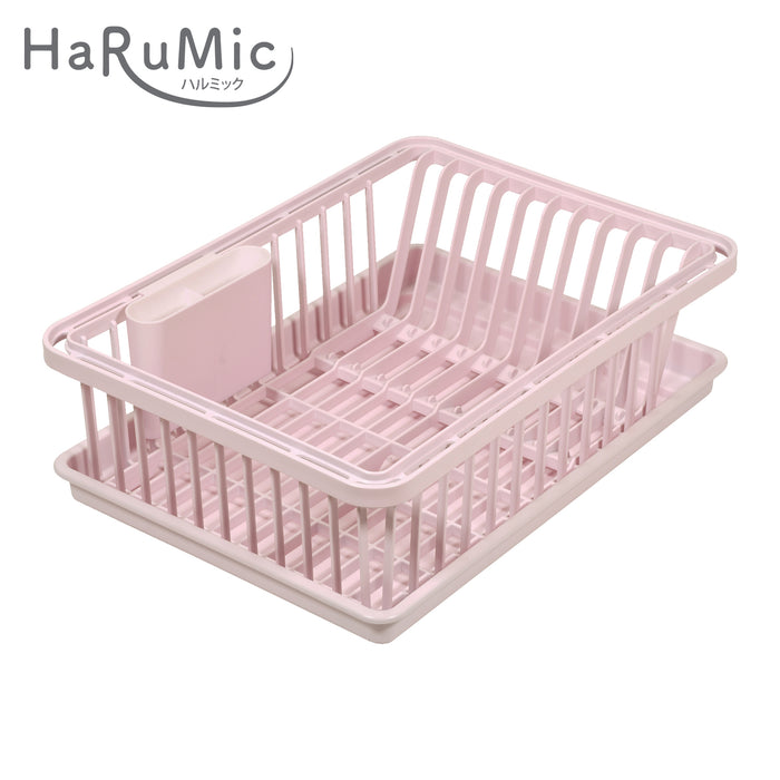 ハルミック 水切りカゴ(ペールピンク)