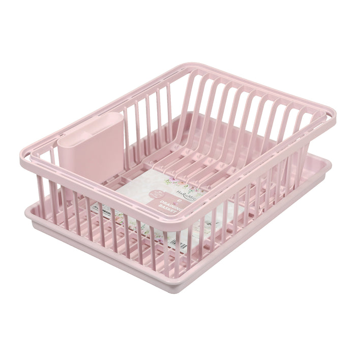 ハルミック 水切りカゴ(ペールピンク)