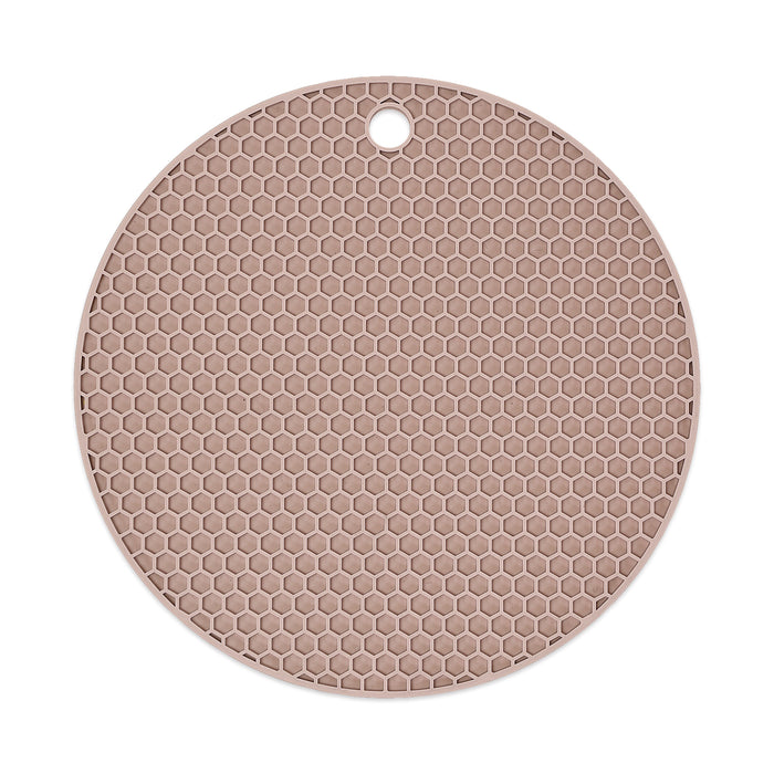 ナチュラルクックピュア シリコーン鍋敷(ピンク)