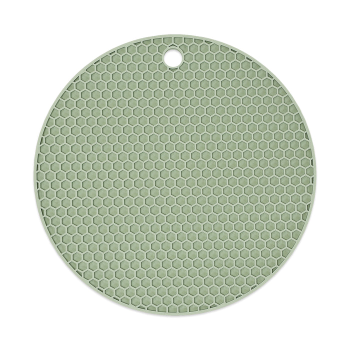 ナチュラルクックピュア シリコーン鍋敷(グリーン)