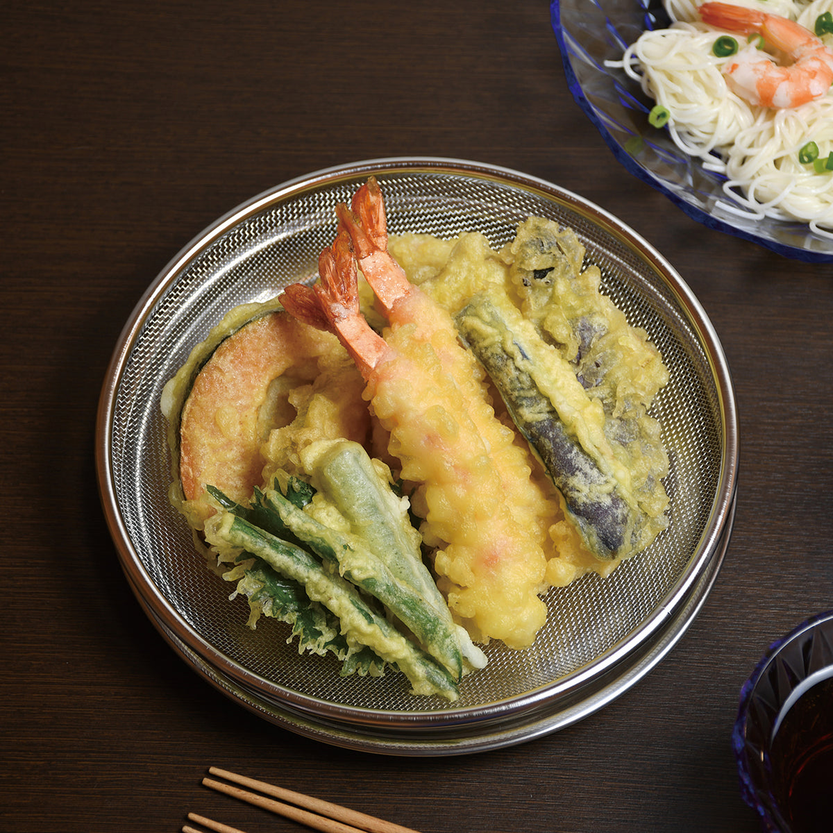 涼味家 盛り付けザル・トレーセット21cm — PEARL LIFE 公式オンライン