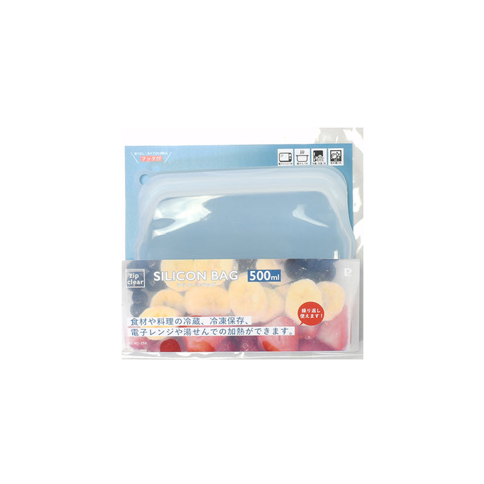 ジップクリア シリコーンバッグ500ml