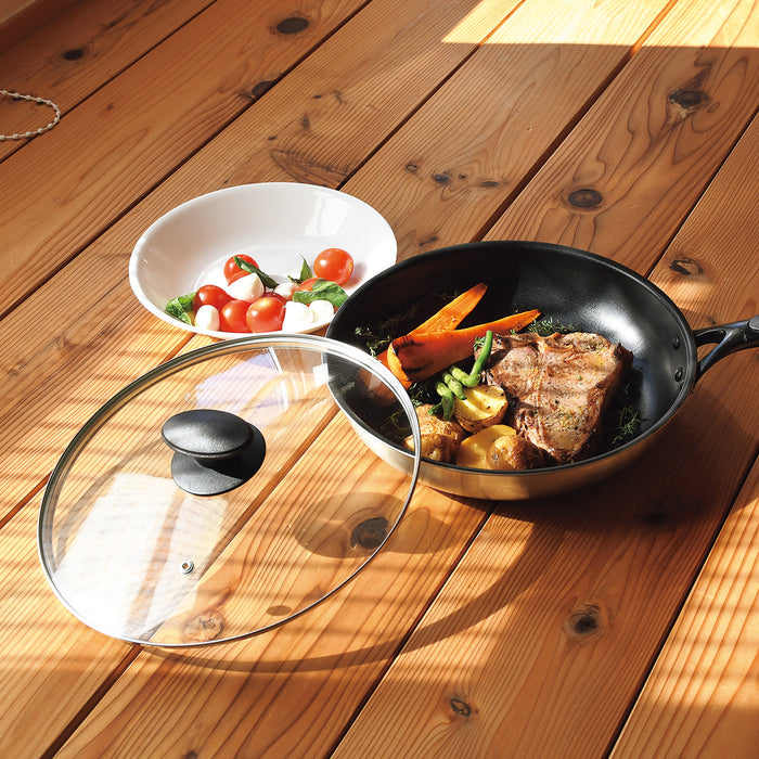 クックプラス 強化ガラス蓋26cm用