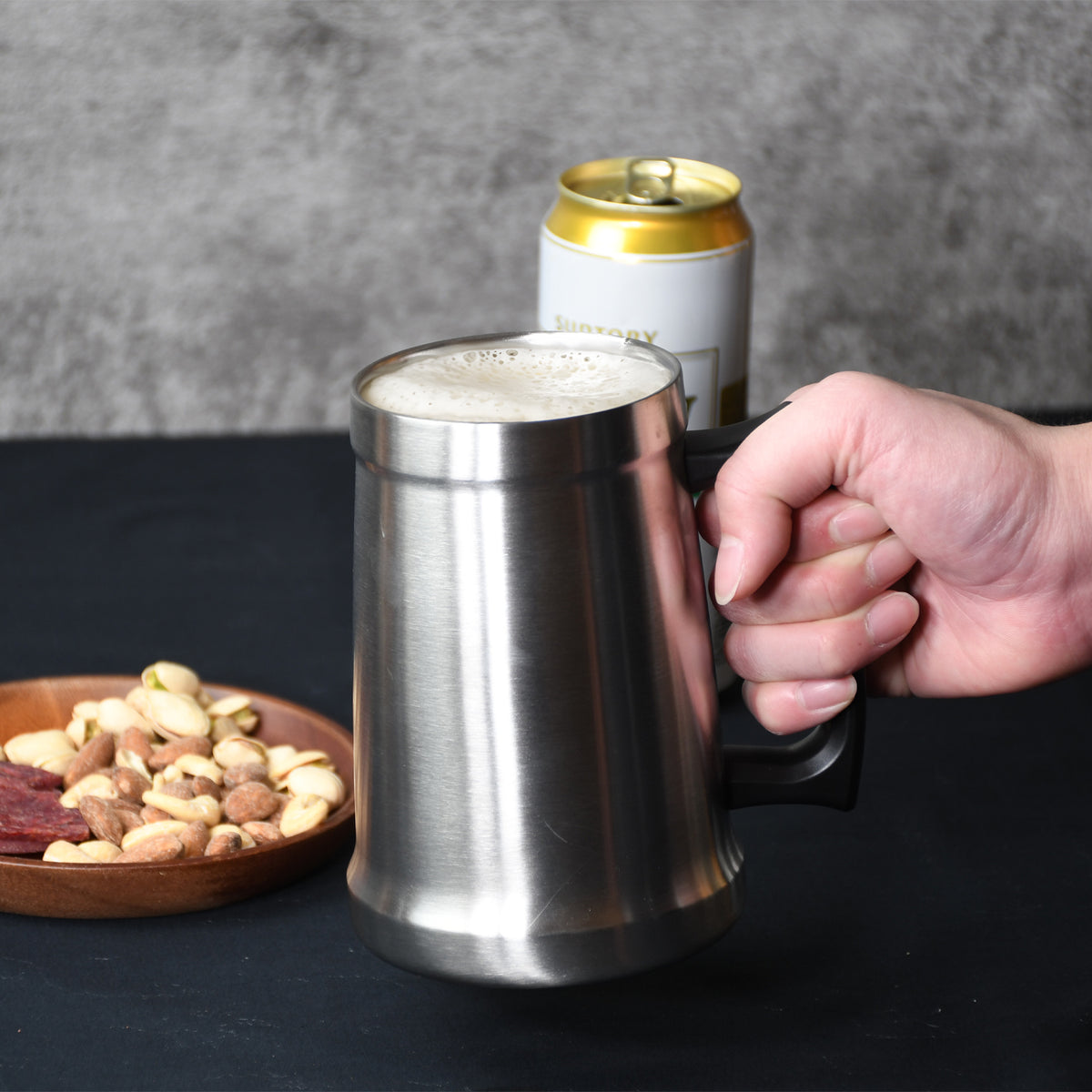 ビンテージバー 真空ジャーマンビアジョッキ480(サテン) — PEARL LIFE