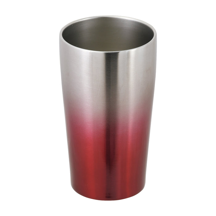 ビンテージバー 真空タンブラー420(サテン×レッド)