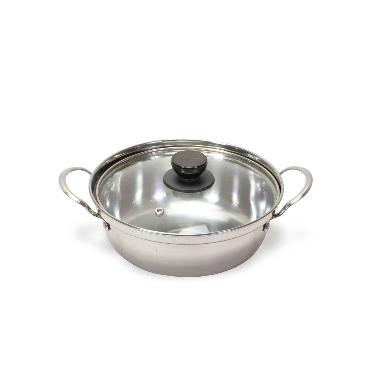 和楽庵 ステンレス製ガラス蓋付卓上鍋18cm — PEARL LIFE 公式