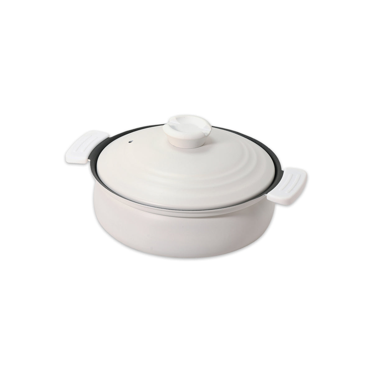 軽量ふっ素加工IH対応土鍋風卓上鍋20cm(ホワイト) — PEARL LIFE 公式