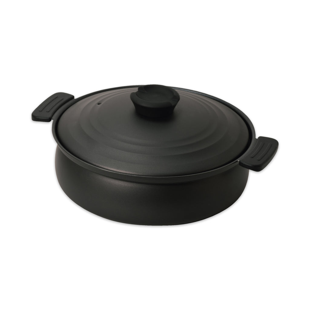 軽量ふっ素加工IH対応土鍋風卓上鍋26cm(ブラック) — PEARL LIFE 公式