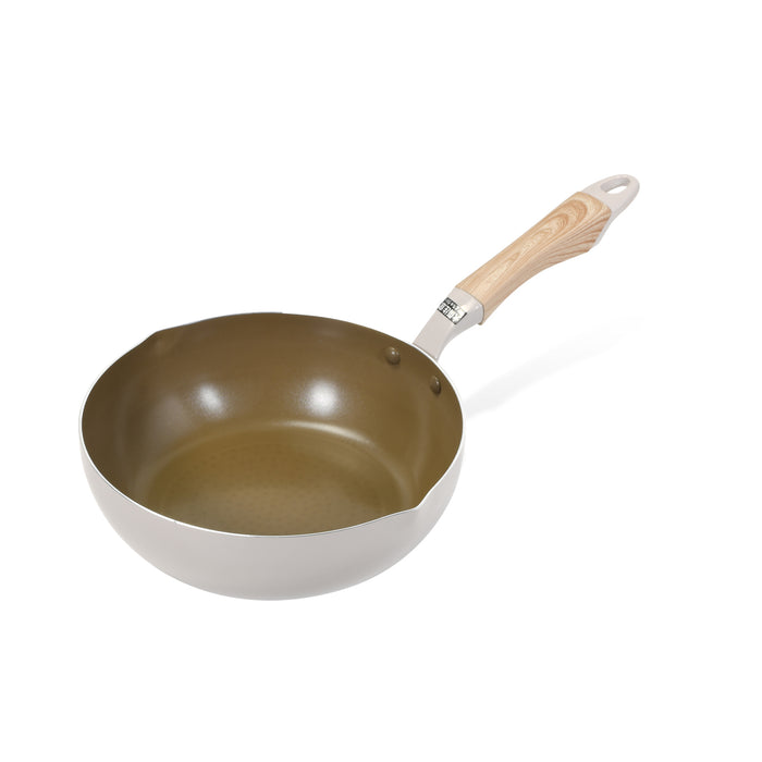 ロングライフスピンコート IH対応極深フライパン22cm