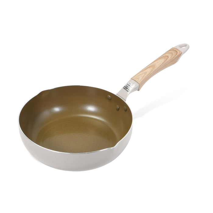 ロングライフスピンコート IH対応極深フライパン24cm