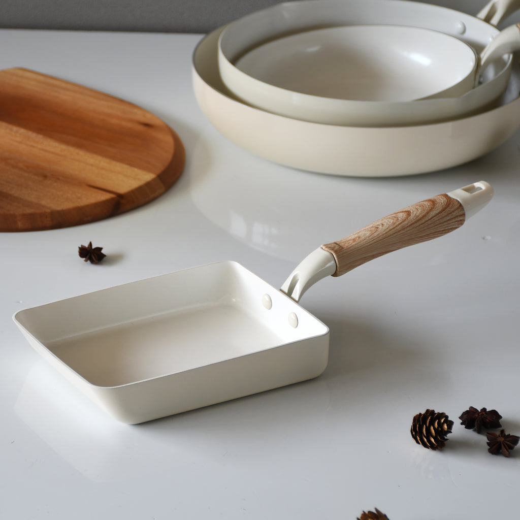 せっ器 Deep Plate L 白釉薬 5枚セット 約295mm セラミール IH対応玉子焼13×18cm — PEARL LIFE 公式オンラインショップ