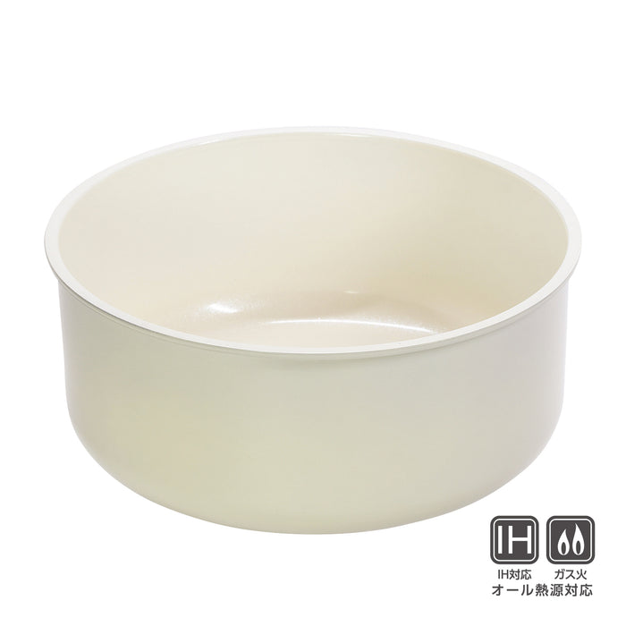 トルティーノ セラミック加工IH対応マルチポット20cm<単品>