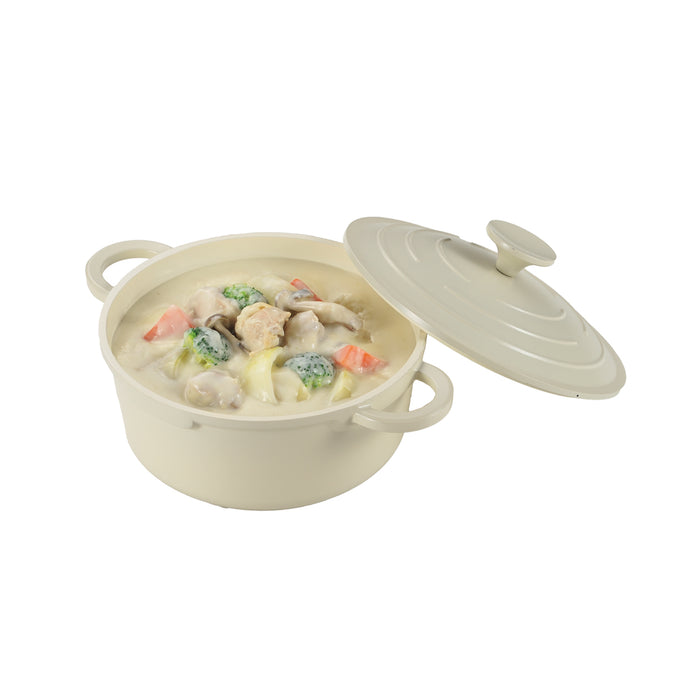 無水調理もできるじっくり煮込み鍋20cm