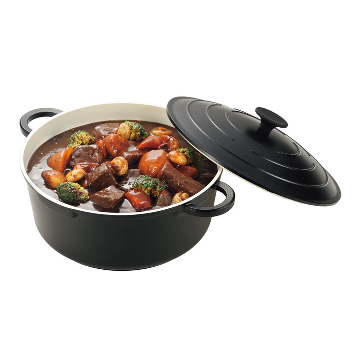 無水調理もできるじっくり煮込み鍋28cm