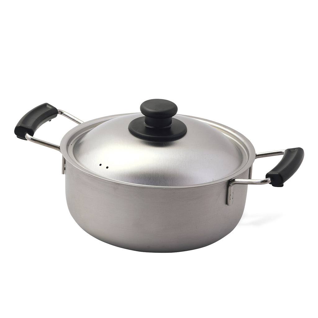 銀河エンボス加工ステンレス製両手鍋20cm — PEARL LIFE 公式オンライン