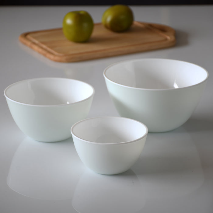 ララシャイン 抗菌耐熱カラーボウル16cm(クリアグリーン)