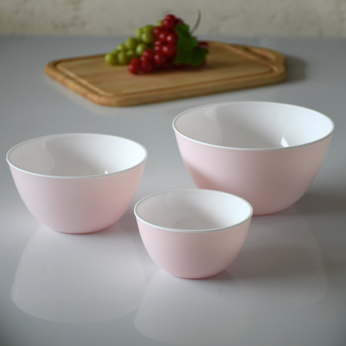 ララシャイン 抗菌耐熱カラーボウル13cm(クリアピンク) — PEARL LIFE