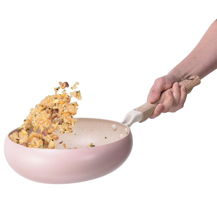 ちゃーぱん マーブルダイヤモンド加工IH対応フライパン20cm