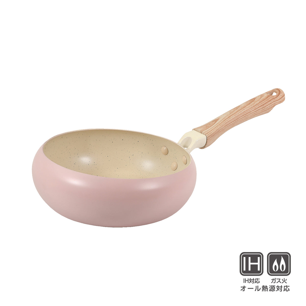 ちゃーぱん マーブルダイヤモンド加工IH対応フライパン22cm — PEARL