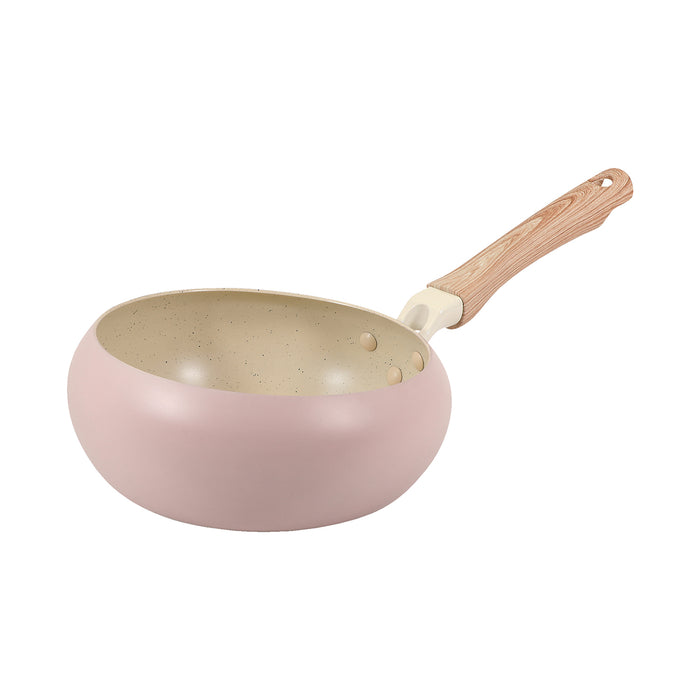 ちゃーぱん マーブルダイヤモンド加工IH対応深型フライパン22cm