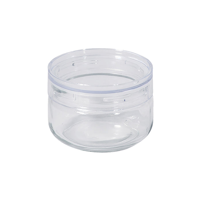 クラルテ ガラス製キャニスター350ml(広口)