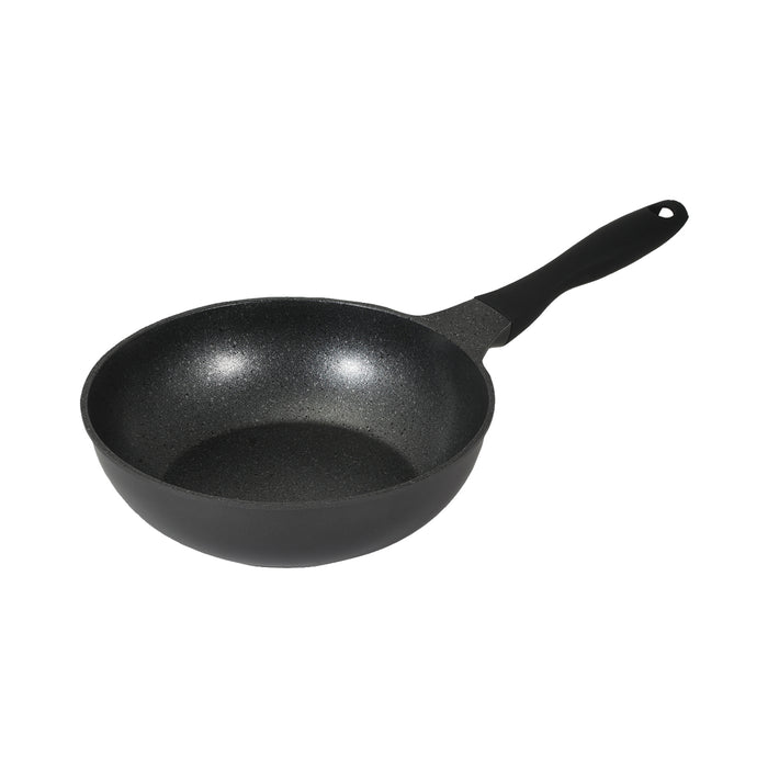 深型フライパン マーブルコート加工 ブラック モデレート マーブルコート深型フライパン24cm — PEARL LIFE 公式