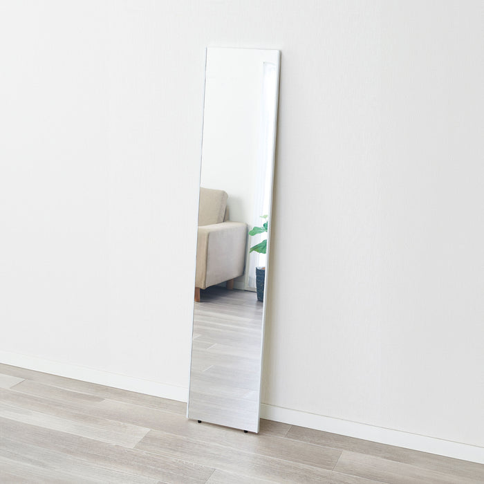 軽くて割れない壁掛けミラーⅡ　スノーホワイト　30×150