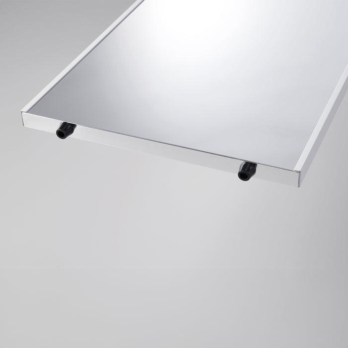 軽くて割れない壁掛けミラーⅡ　スノーホワイト　80×160