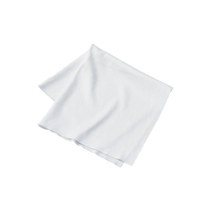 軽くて割れない壁掛けミラー ホワイト 45×90 専用クロス付